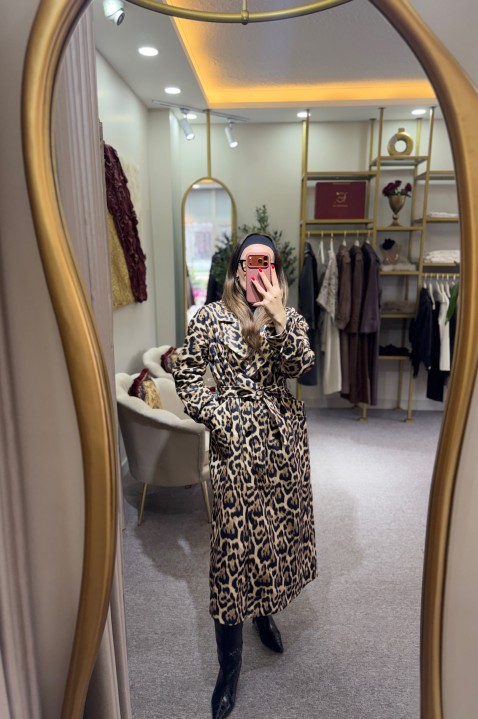 Leopar Kaşe Kaban